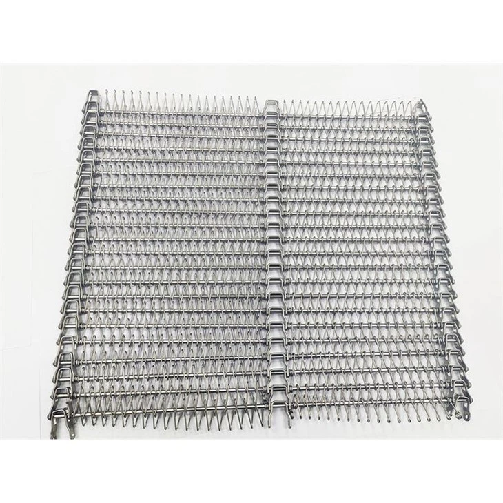 Spiral Mesh Belt For Small Radius Three Rows Link